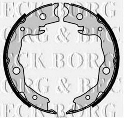 BORG & BECK bbs6403 -  Комплект тормозных колодок